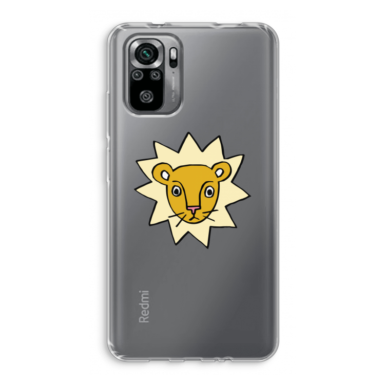 Kleine leeuw: Xiaomi Redmi Note 10S Transparant Hoesje