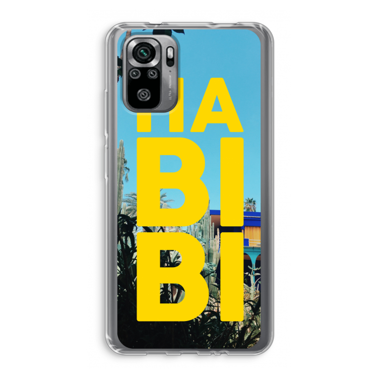 Habibi Majorelle : Xiaomi Redmi Note 10S Transparant Hoesje