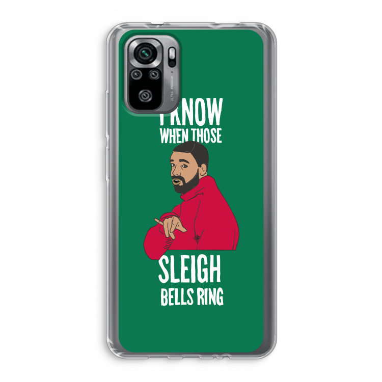 Sleigh Bells Ring: Xiaomi Redmi Note 10S Transparant Hoesje