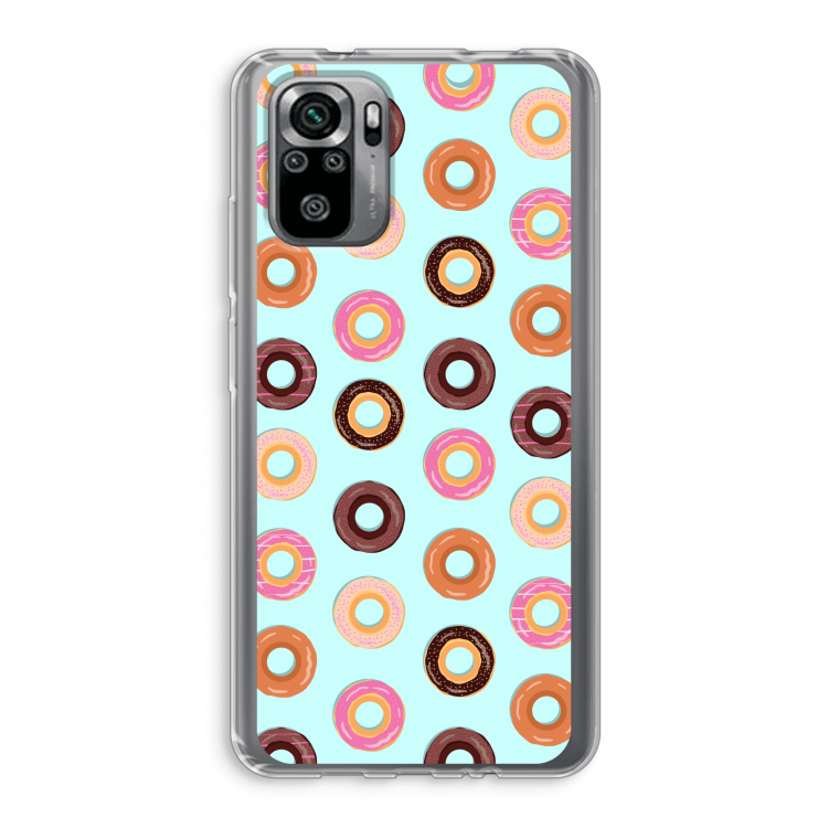 Donuts: Xiaomi Redmi Note 10S Transparant Hoesje