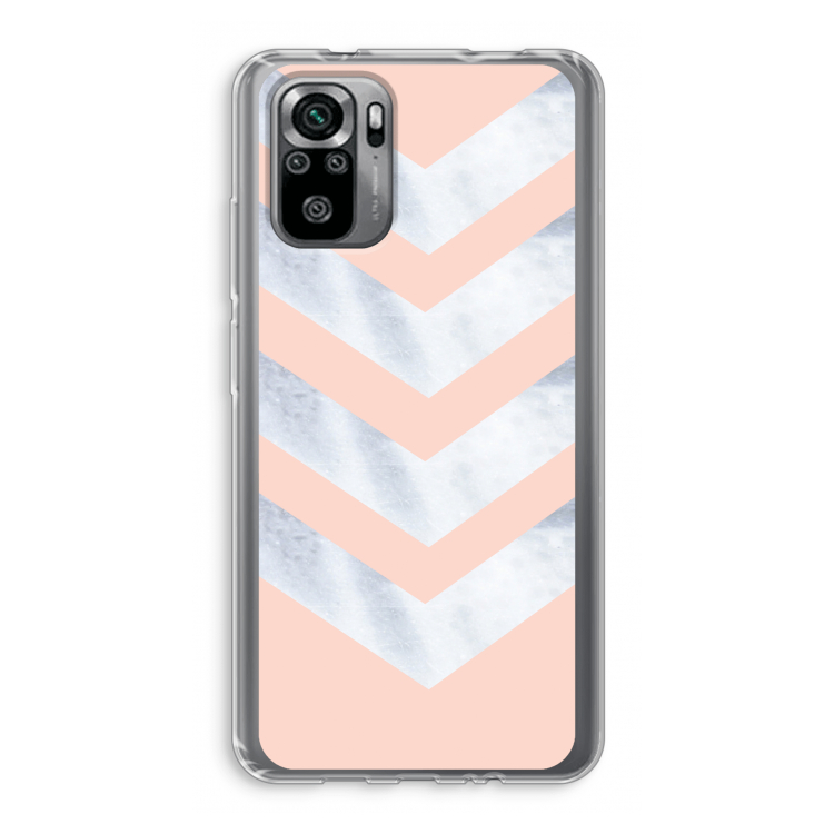 Marmeren pijlen: Xiaomi Redmi Note 10S Transparant Hoesje