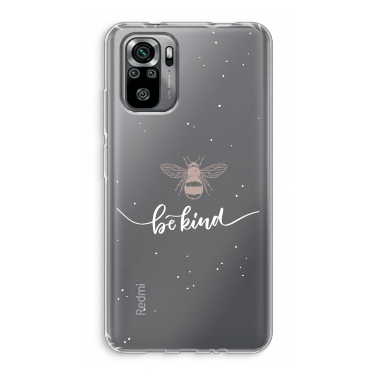 Be(e) kind: Xiaomi Redmi Note 10S Transparant Hoesje