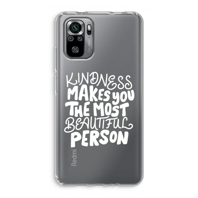 The prettiest: Xiaomi Redmi Note 10S Transparant Hoesje