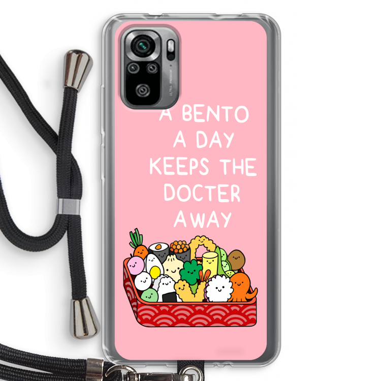 Bento a day: Xiaomi Redmi Note 10S Transparant Hoesje met koord