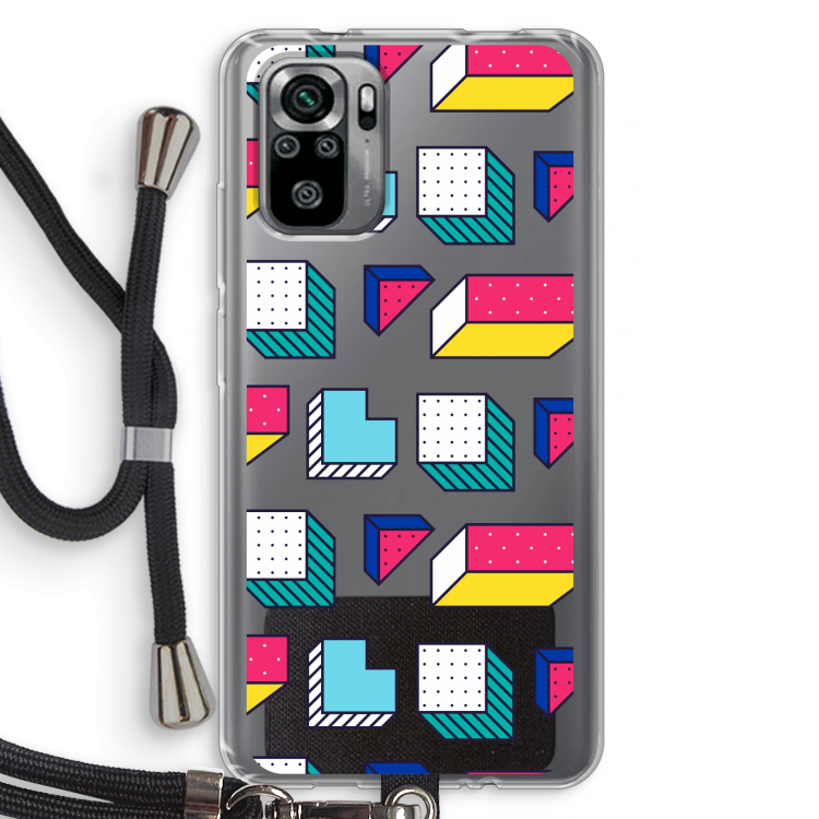 8-bit N°7: Xiaomi Redmi Note 10S Transparant Hoesje met koord