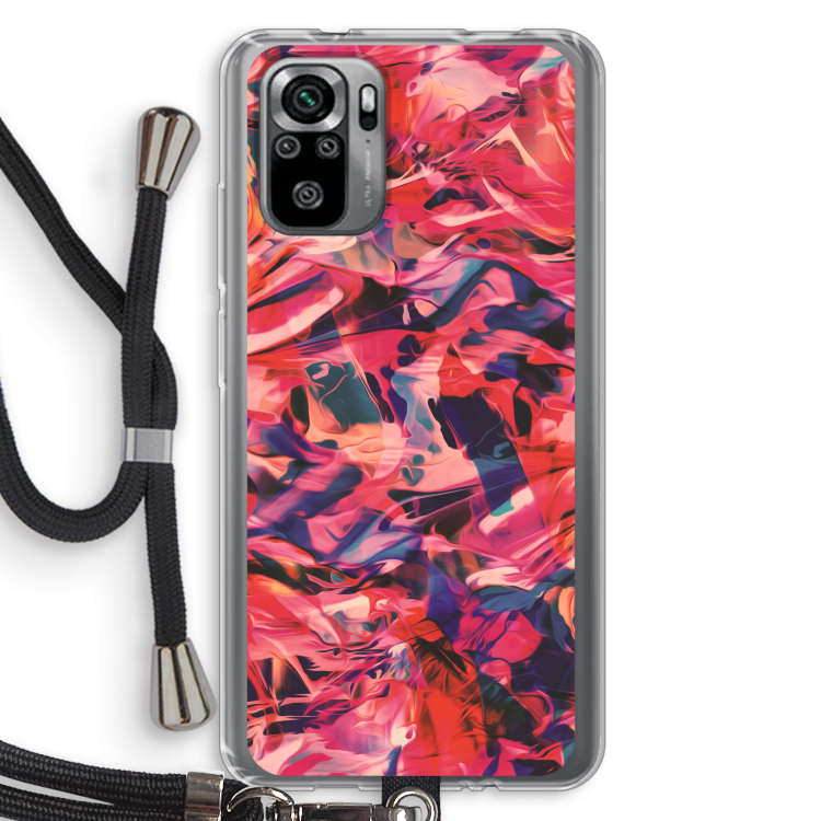California: Xiaomi Redmi Note 10S Transparant Hoesje met koord