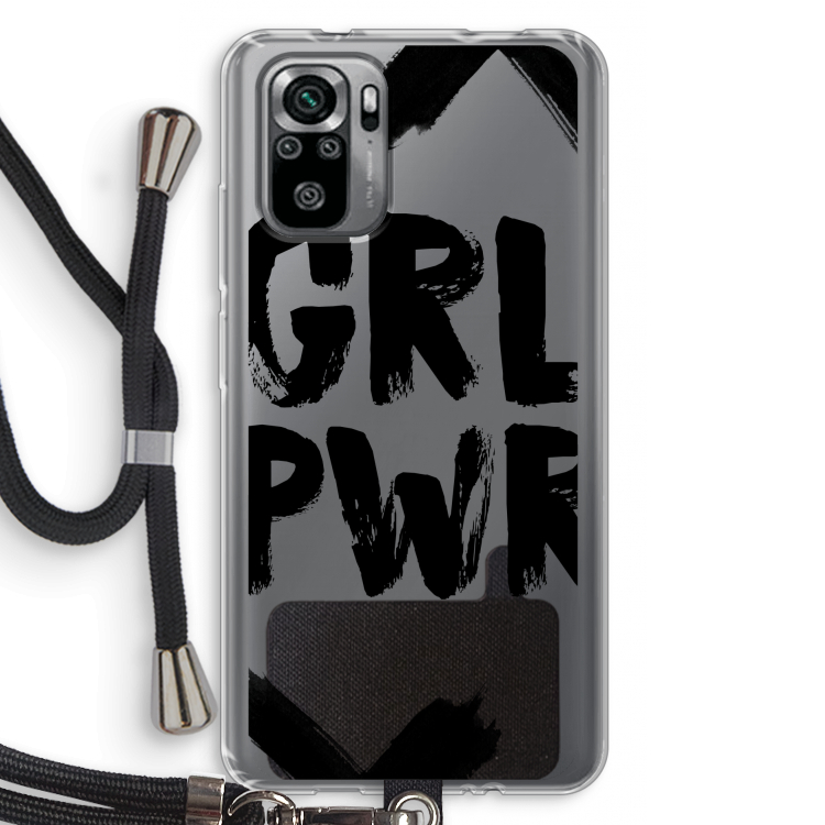 Girl Power #2: Xiaomi Redmi Note 10S Transparant Hoesje met koord