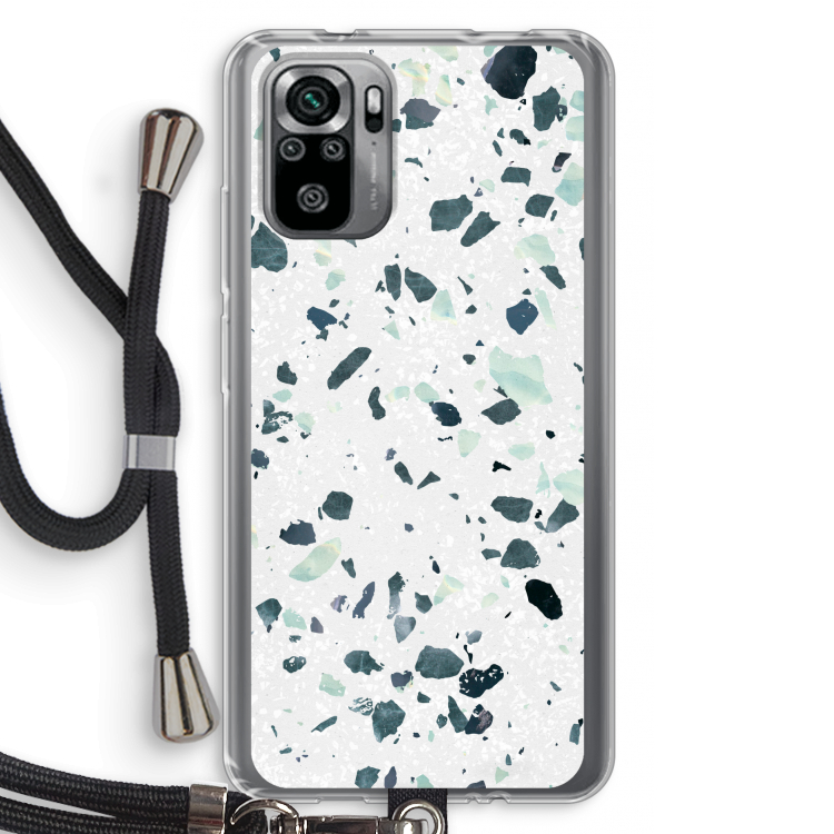 Terrazzo N°2: Xiaomi Redmi Note 10S Transparant Hoesje met koord