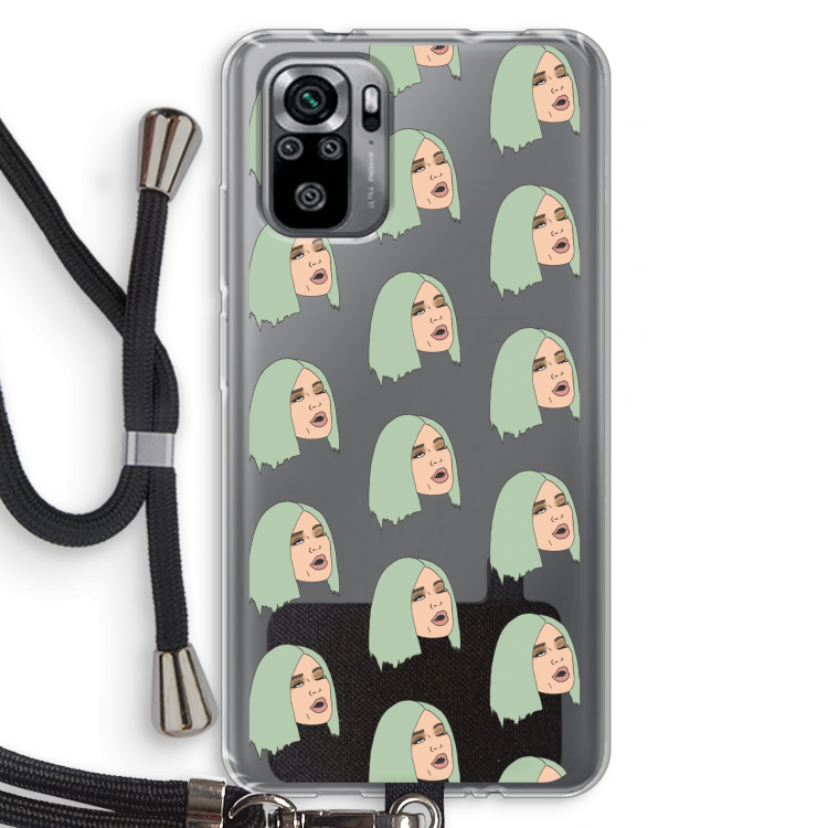 King Kylie: Xiaomi Redmi Note 10S Transparant Hoesje met koord