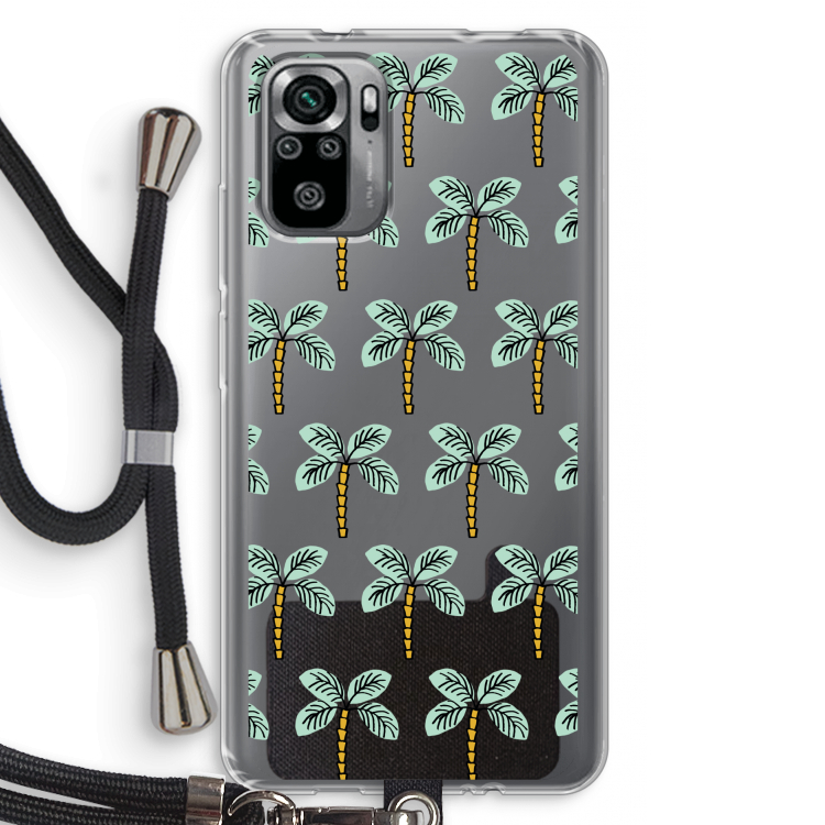 Paradise: Xiaomi Redmi Note 10S Transparant Hoesje met koord