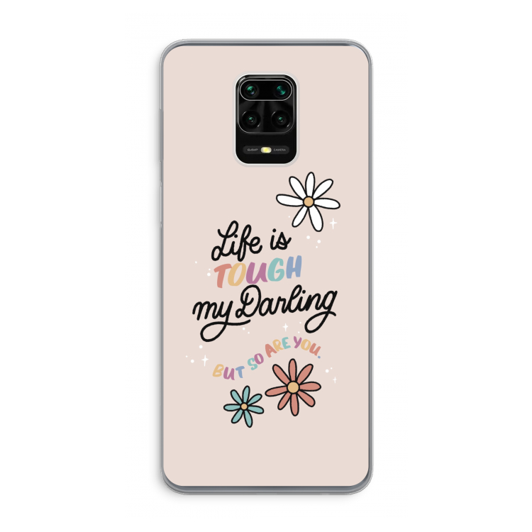 Tough Life: Xiaomi Redmi Note 9 Pro Transparant Hoesje