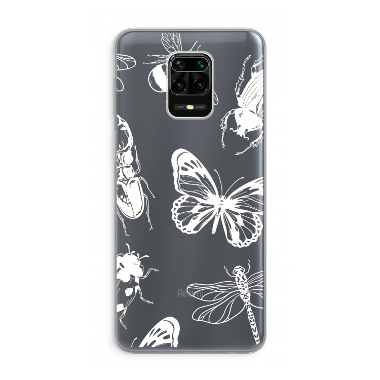 Tiny Bugs: Xiaomi Redmi Note 9 Pro Transparant Hoesje