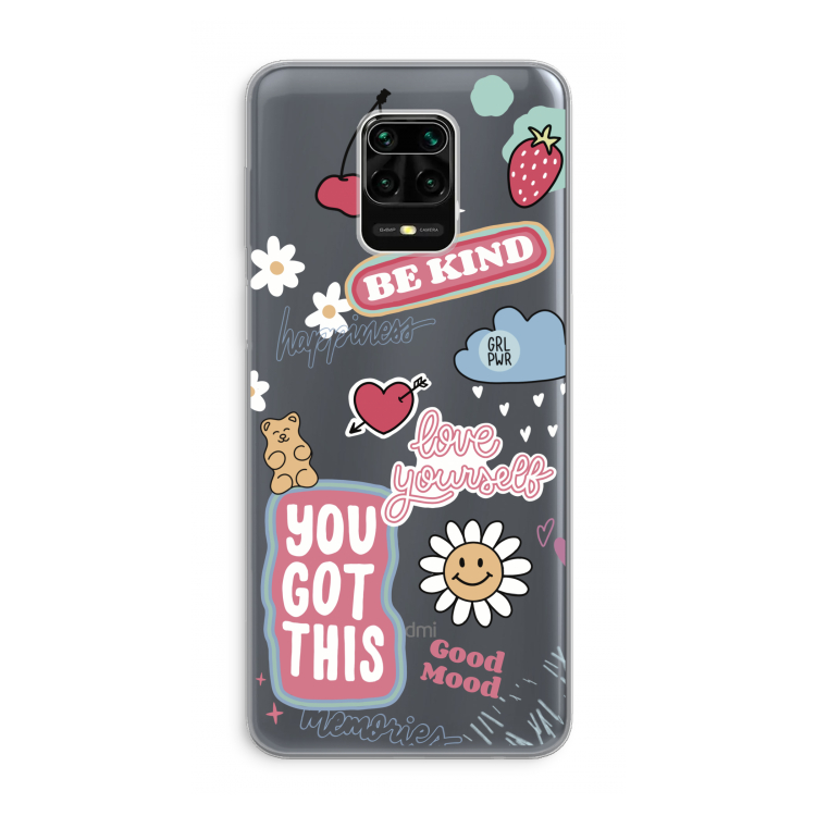 Positivity: Xiaomi Redmi Note 9 Pro Transparant Hoesje