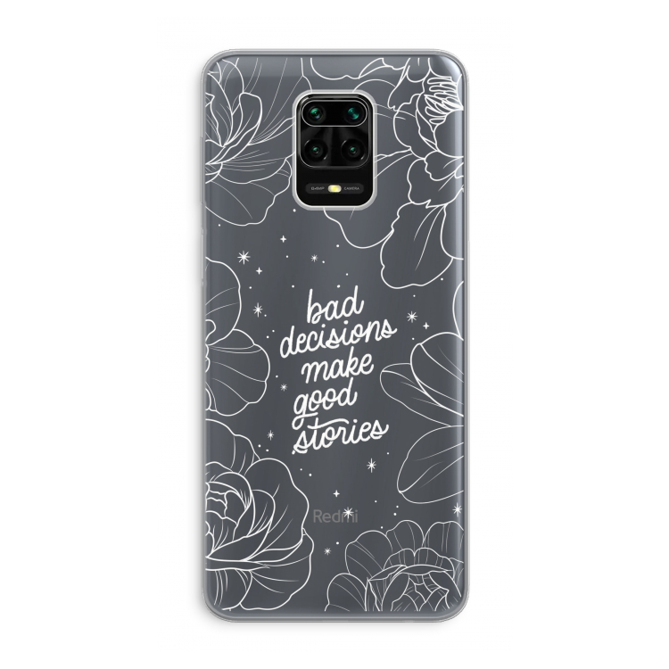 Good stories: Xiaomi Redmi Note 9 Pro Transparant Hoesje