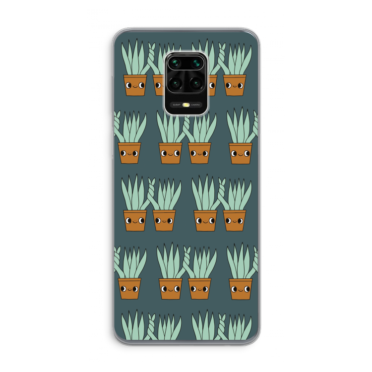 Sansevieria: Xiaomi Redmi Note 9 Pro Transparant Hoesje
