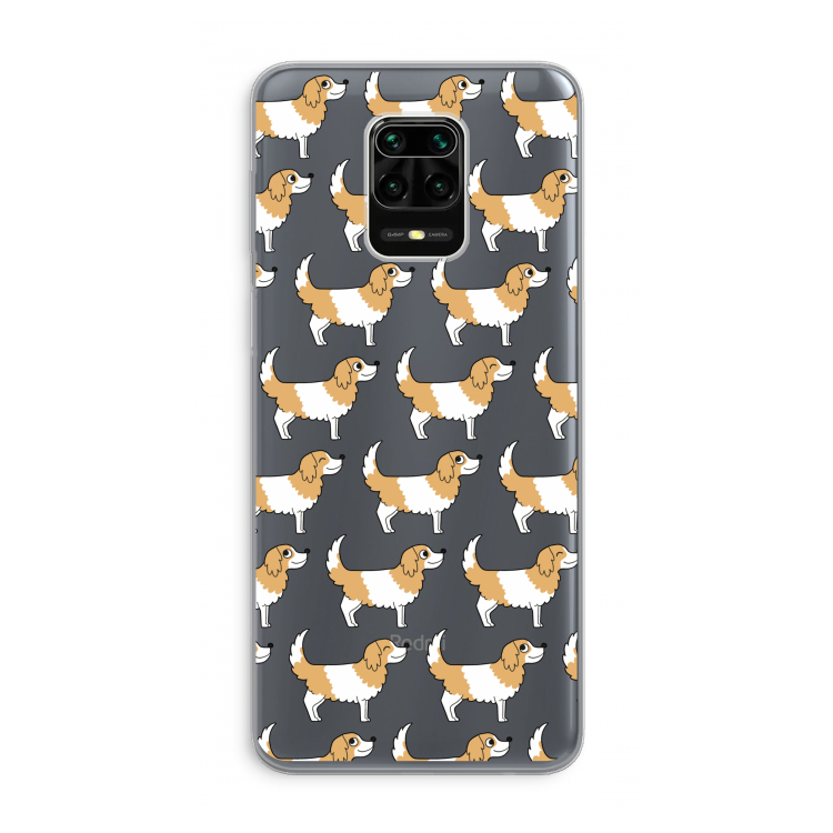 Doggy: Xiaomi Redmi Note 9 Pro Transparant Hoesje