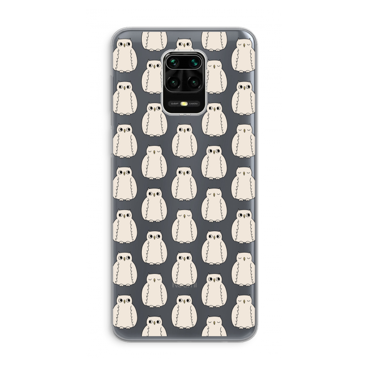 Uilen: Xiaomi Redmi Note 9 Pro Transparant Hoesje