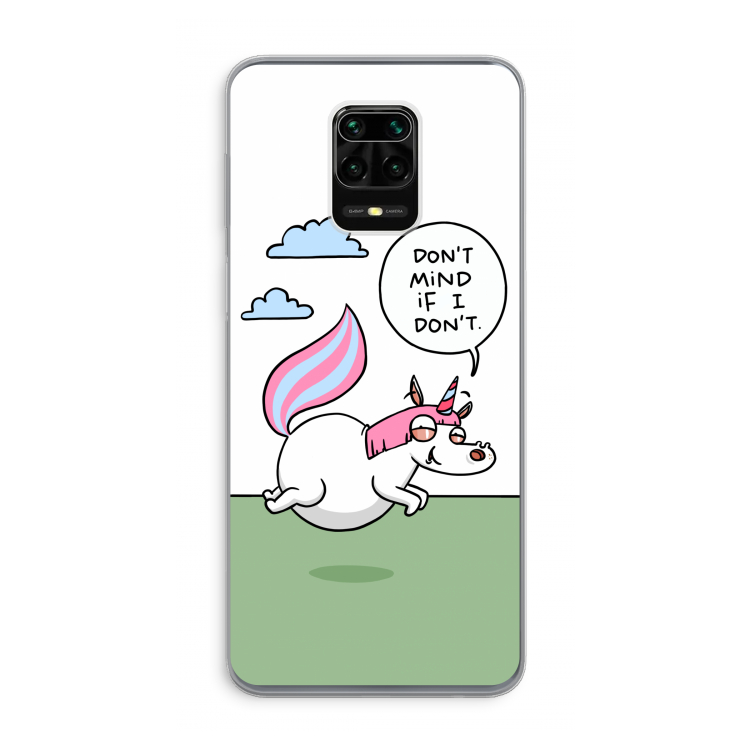 Unicorn: Xiaomi Redmi Note 9 Pro Transparant Hoesje