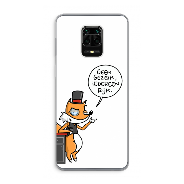 Geen Gezeik: Xiaomi Redmi Note 9 Pro Transparant Hoesje