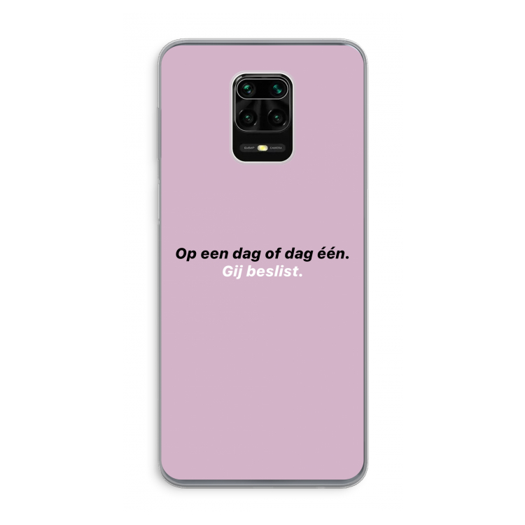 gij beslist: Xiaomi Redmi Note 9 Pro Transparant Hoesje