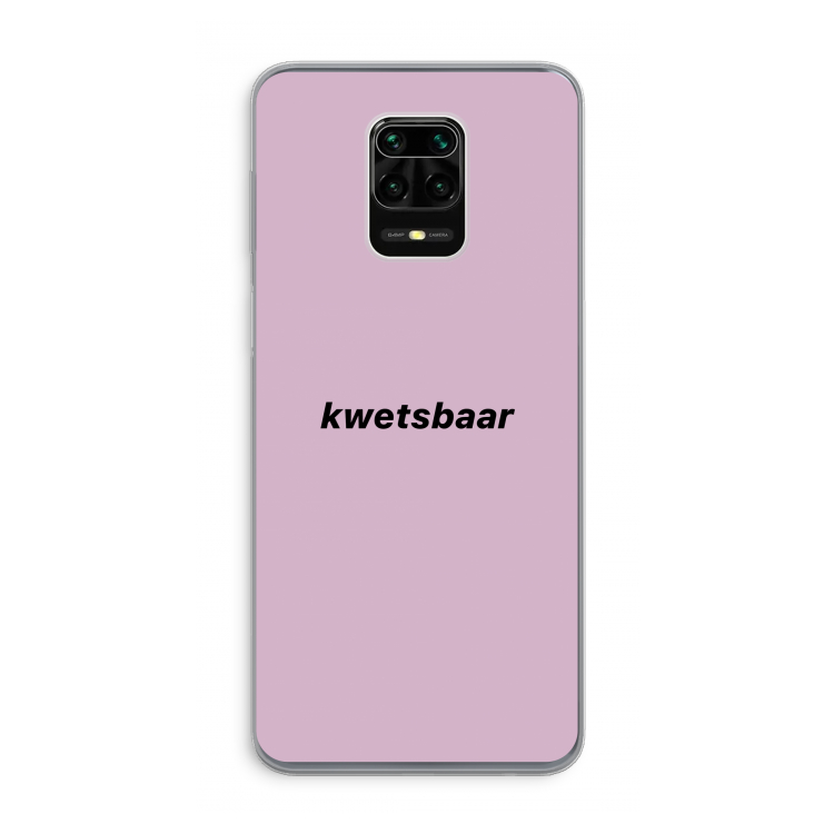 kwetsbaar: Xiaomi Redmi Note 9 Pro Transparant Hoesje