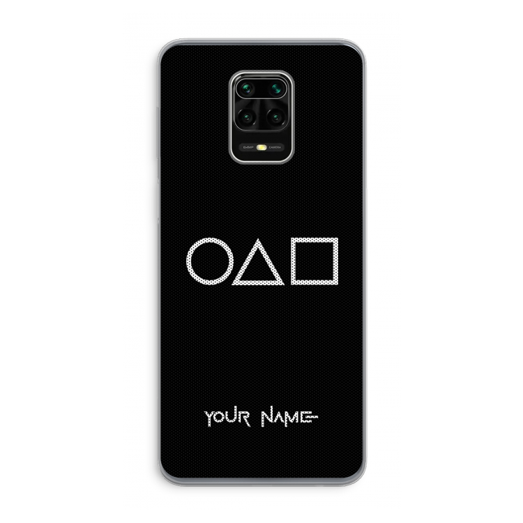 Squid Game: Xiaomi Redmi Note 9 Pro Transparant Hoesje