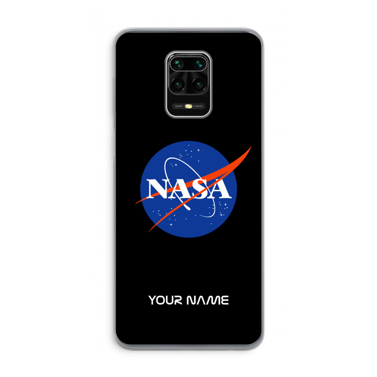 NASA: Xiaomi Redmi Note 9 Pro Transparant Hoesje