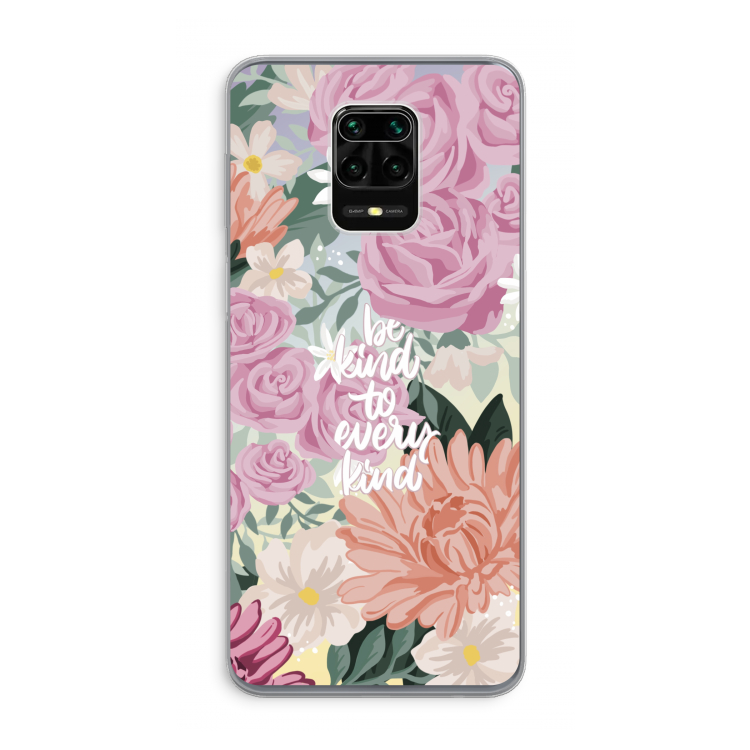 Kindness matters: Xiaomi Redmi Note 9 Pro Transparant Hoesje