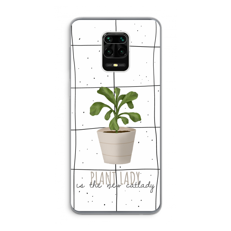 Kamerplant op vensterruit: Xiaomi Redmi Note 9 Pro Transparant Hoesje