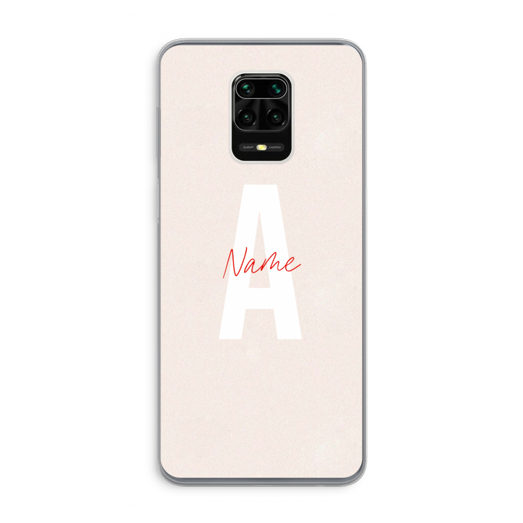 Strawberry Milkshake: Xiaomi Redmi Note 9 Pro Transparant Hoesje