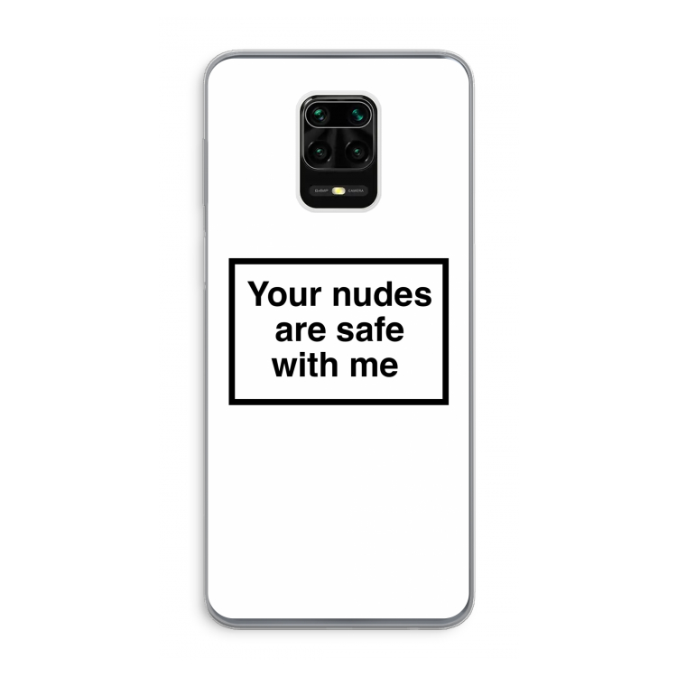 Safe with me: Xiaomi Redmi Note 9 Pro Transparant Hoesje