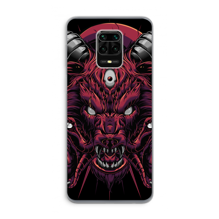Hell Hound and Serpents: Xiaomi Redmi Note 9 Pro Transparant Hoesje