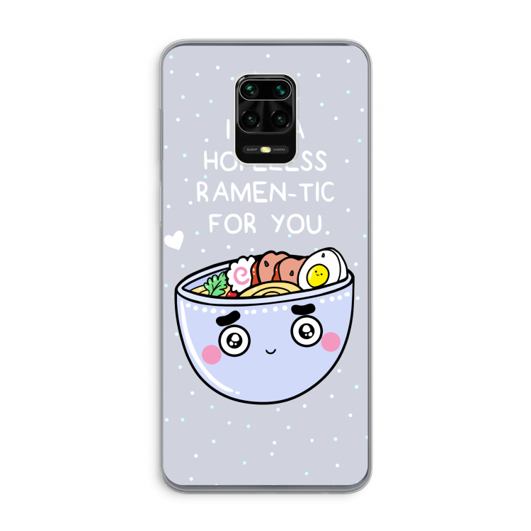 I'm A Hopeless Ramen-Tic For You: Xiaomi Redmi Note 9 Pro Transparant Hoesje