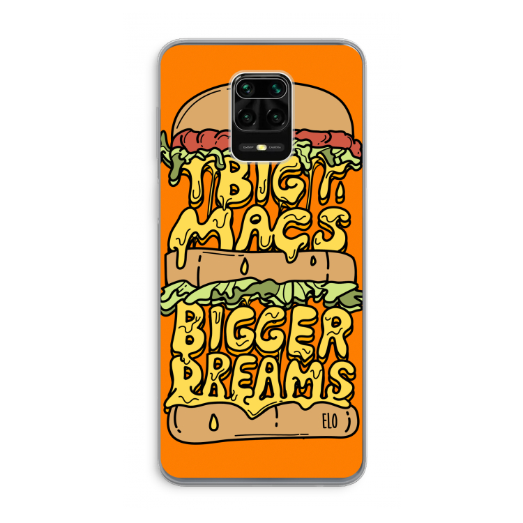 Big Macs Bigger Dreams: Xiaomi Redmi Note 9 Pro Transparant Hoesje