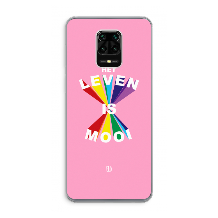 Het Leven Is Mooi: Xiaomi Redmi Note 9 Pro Transparant Hoesje