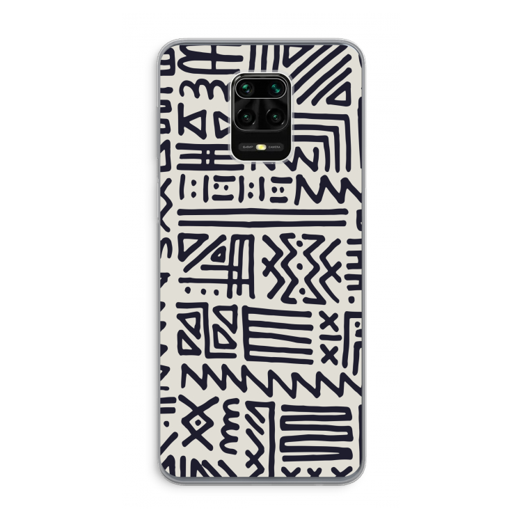 Marrakech print: Xiaomi Redmi Note 9 Pro Transparant Hoesje