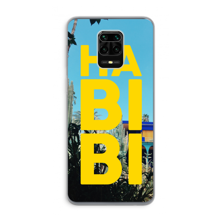 Habibi Majorelle : Xiaomi Redmi Note 9 Pro Transparant Hoesje