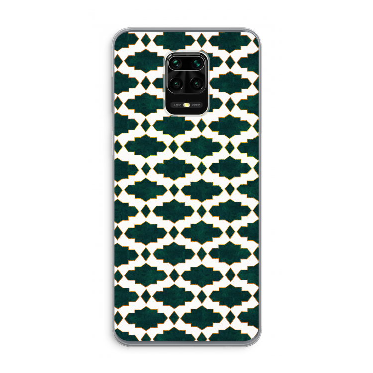 Moroccan tiles: Xiaomi Redmi Note 9 Pro Transparant Hoesje