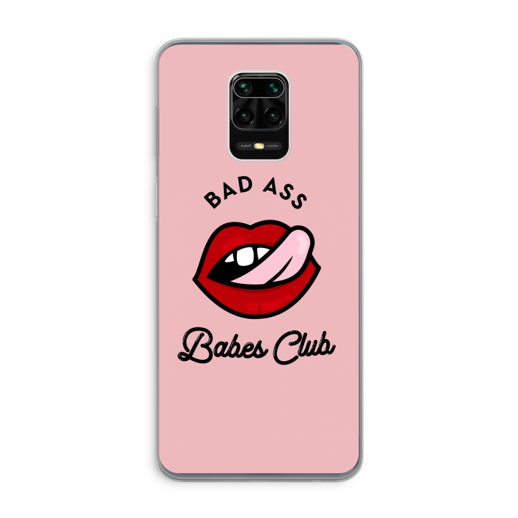 Badass Babes Club: Xiaomi Redmi Note 9 Pro Transparant Hoesje