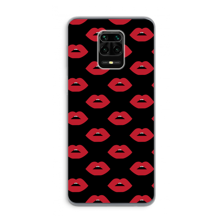 Lips: Xiaomi Redmi Note 9 Pro Transparant Hoesje