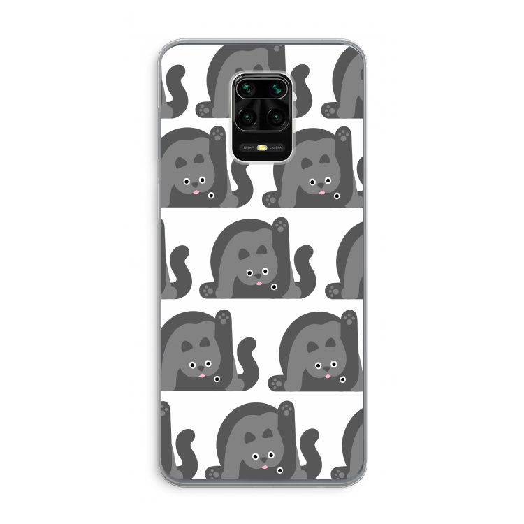 Cats: Xiaomi Redmi Note 9 Pro Transparant Hoesje