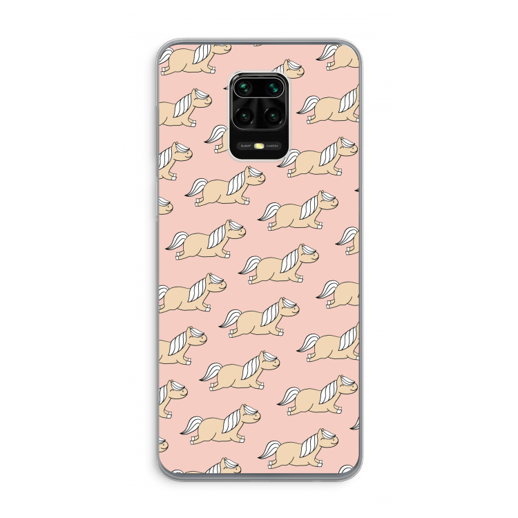 Ponys: Xiaomi Redmi Note 9 Pro Transparant Hoesje