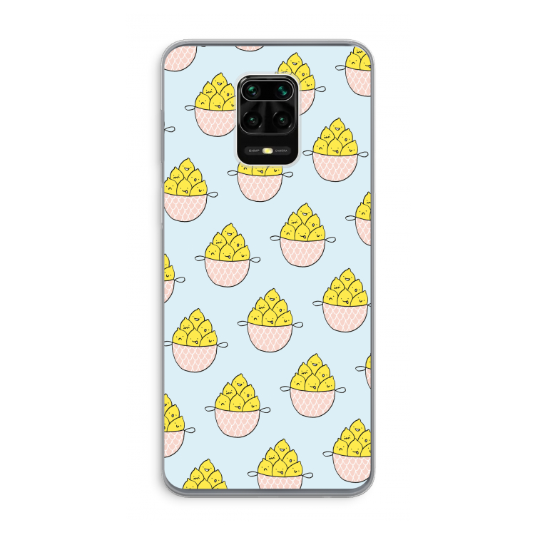 Citroenen: Xiaomi Redmi Note 9 Pro Transparant Hoesje