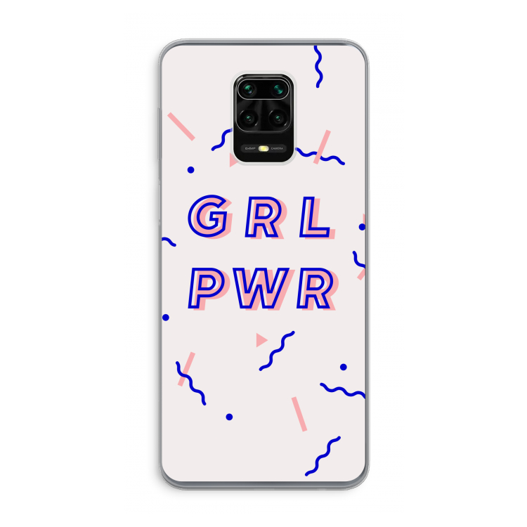 GRL PWR: Xiaomi Redmi Note 9 Pro Transparant Hoesje