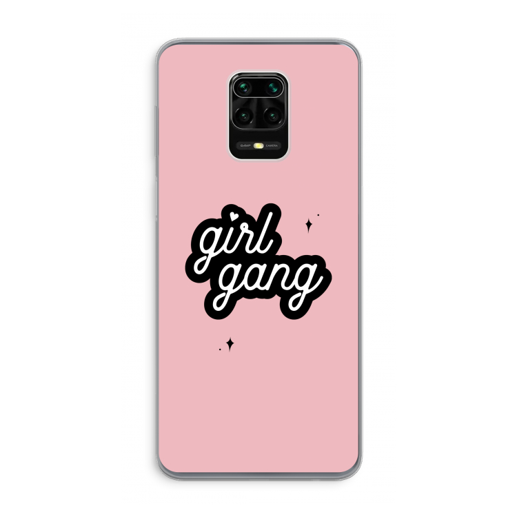 Girl Gang: Xiaomi Redmi Note 9 Pro Transparant Hoesje