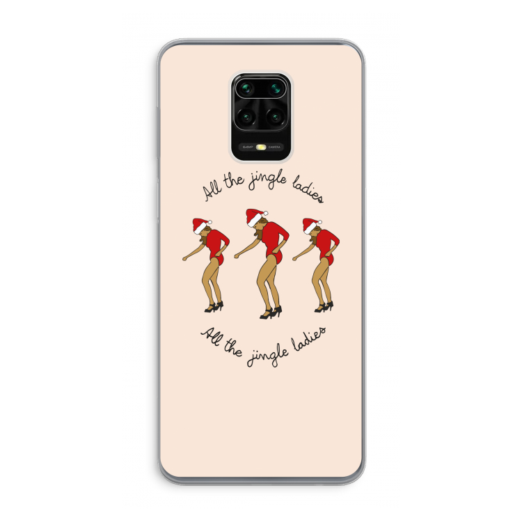 Jingle Ladies: Xiaomi Redmi Note 9 Pro Transparant Hoesje