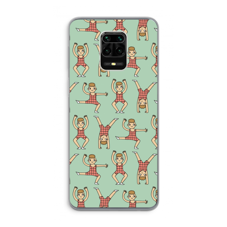Gymboys: Xiaomi Redmi Note 9 Pro Transparant Hoesje