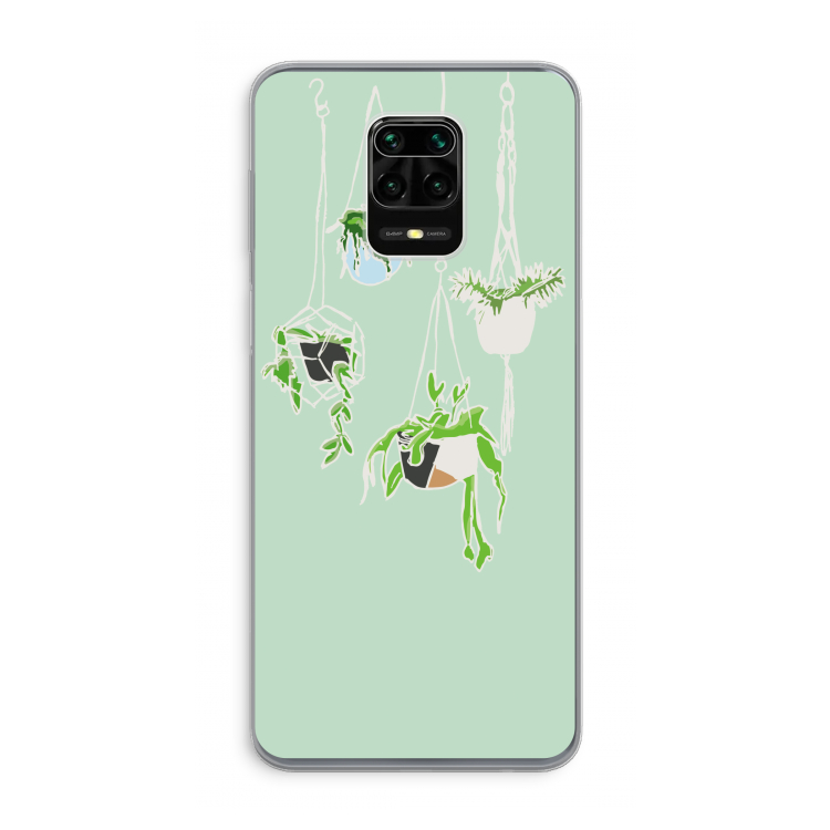 Hang In There: Xiaomi Redmi Note 9 Pro Transparant Hoesje