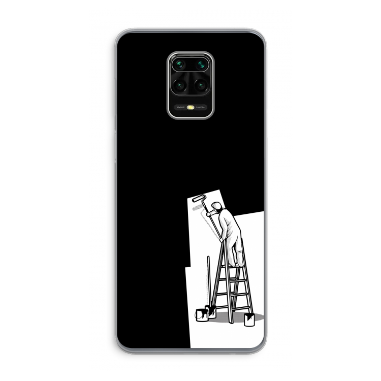 Musketon Painter: Xiaomi Redmi Note 9 Pro Transparant Hoesje