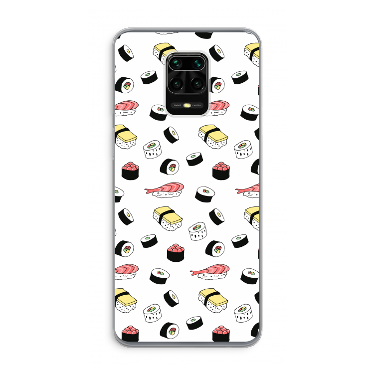 Sushi time: Xiaomi Redmi Note 9 Pro Transparant Hoesje
